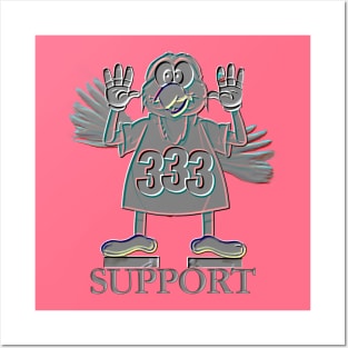 Angel Number 333: SUPPORT Posters and Art